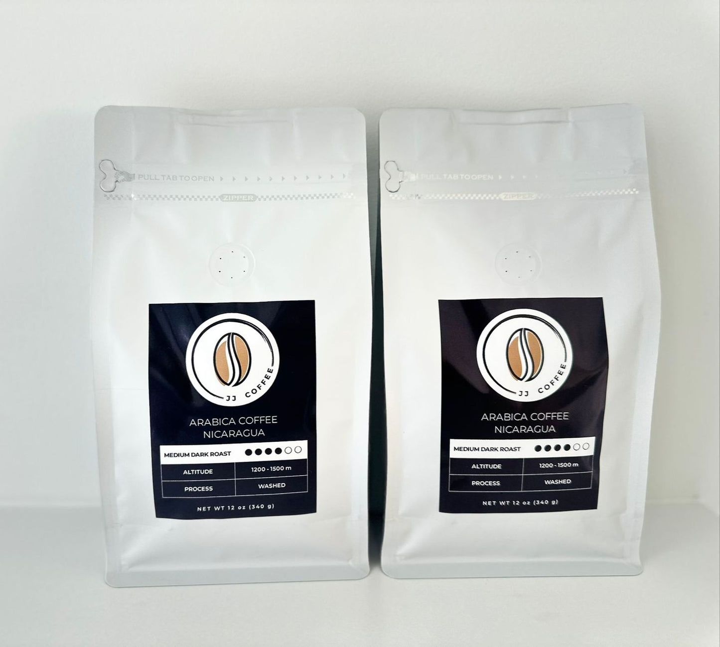 Two Package JJ Coffee 12 Oz