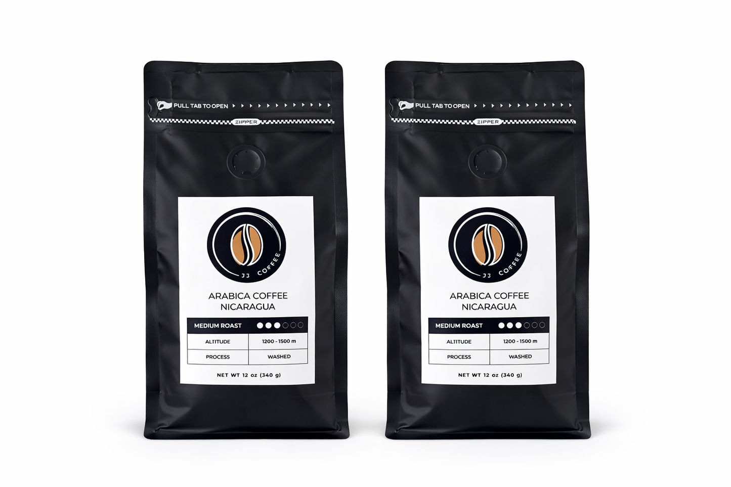 Two Package JJ Coffee 12 Oz