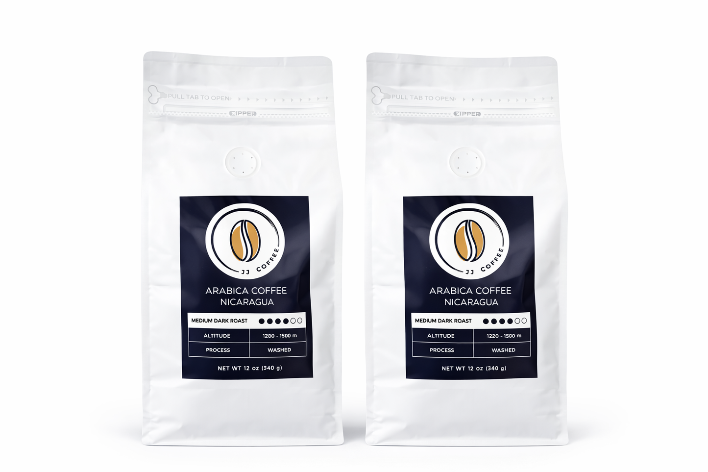 Two Package JJ Coffee 12 Oz